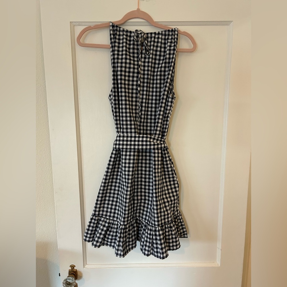 Gingham Ruffle Dress - Picture 4 of 6